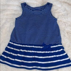 Baby Gap Blue stripe Dress 3-6 mos tank sundress